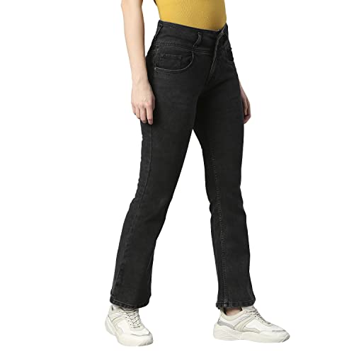 Image of HIGH Star Women's High Rise Bootcut Fit Stretchable Jeans
