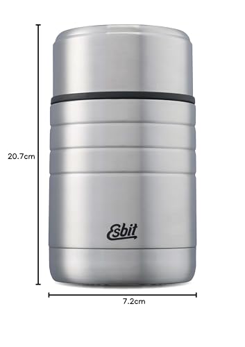 Foto von Esbit Thermobehälter Majoris für Essen - Warmhaltebehälter 800 ml in Edelstahl - aus Edelstahl für warme und kalte Speisen