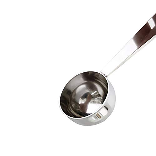 DEDC Cucharada de la Cuchara Dosificadora del Café, con Diseño de Fondo Redondo, Reutilizable Multifuncional para Hogar - Imagen 4