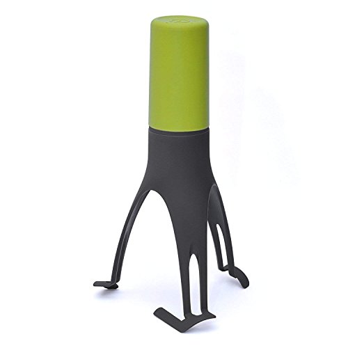Uutensil StirrTime, Automatic Pan Stirrer with Timer (New Design), Olive & Gray