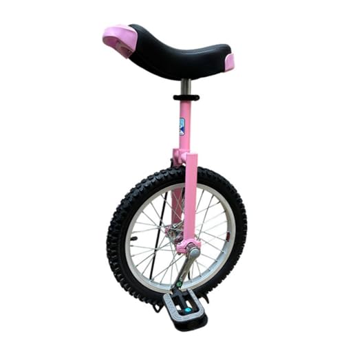 AOUGN一輪車 組み立て式、子供用、大人用、16/18/20/24インチ、競技用、調節可能なシートの高さ、150kgの強力な耐荷重、簡単な取り付け、初心者や初級者に最適、レーシング一輪車や子供のバランストレーニングに適しており、誕生日プレゼントとして使用