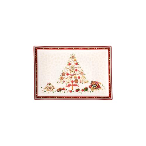 Villeroy & Boch Winter Bakery Delight Gebakschaal rechthoekig, groot 39x26,5cm