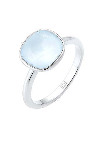 Preisvergleich Produktbild Elli Ring Damen mit Swarovski Kristall Pastellblau in 925 Sterling Silber