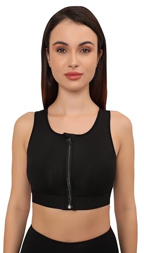 Glamoras women's sports bra | wirefree full coverage sports bra |...