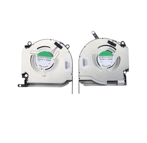 Ventilador De Refrigeración For Portátil EG75071S1-C230-S9A EG75071S1-C220-S9A DC12V 9.60W 4 Pines For HP, OMEN 16-K 16-N TPN-Q280 N18100-001 N18099-001(CPU GPU Fan)