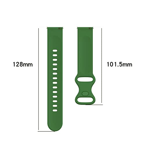 Image of 20mm Soft Silicone Nato Strap Replacement Belt Band For Fastrack Reflex Vybe Smart Watch Straps [ Not for any Other Model]