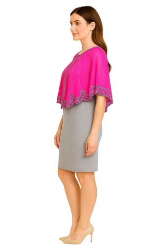Image of Matelco Women's net Embellished Poncho