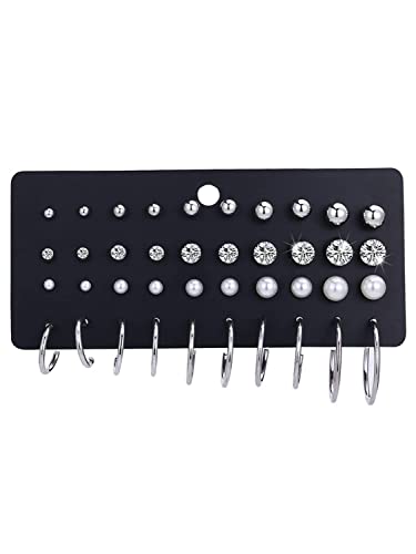 Image of Shining Diva Fashion Stylish Combo Metal Earrings for Women and Girls