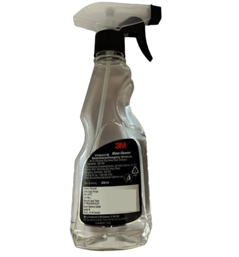 Image of 3M Car Care Microfiber Cloth (3 Pieces) | Non-Scratching Cloth for Exterior, Interior and Glass | Absorbent Microfiber Technology, 200 GSM, Multicolor IA260100036 Car Care Glass Cleaner (250 ml)