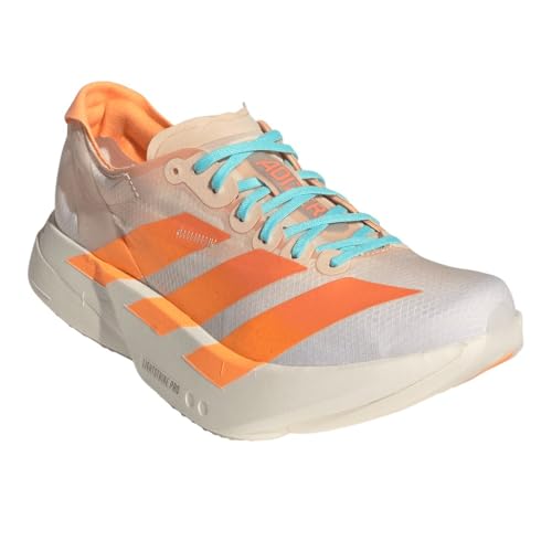 Image of Adidas Women's Adizero Adios PRO 4 W Crystal sandFlash Orange /Flash Aqua 8.5 US