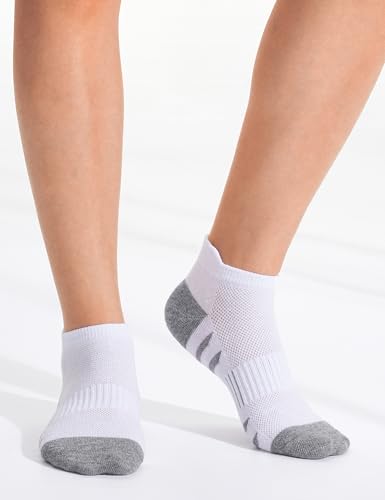 Image of Somaibo 10 Pairs Boys Girls Ankle Socks Kids Athletic No Show Socks Low Cut Half Cushioned Sock