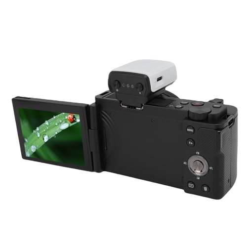 Caméra WiFi 5K idéale pour vlogging et voyage avec écran rabattable tactile