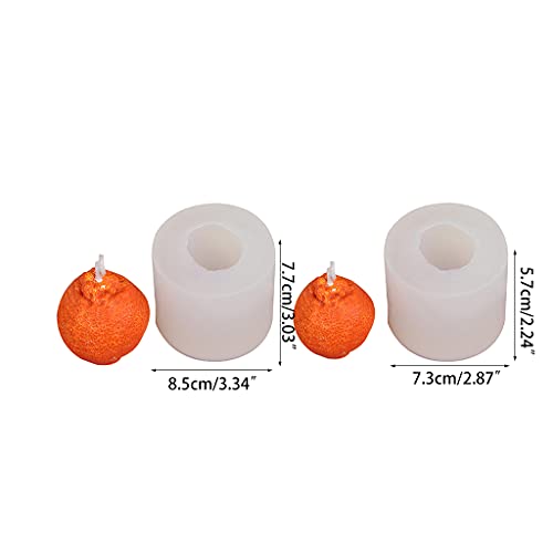 JIUYECAO Aromatherapie-Kerzenform, hässliche Orangen-Clown, Orange, Ugli, Obstform, 3D-Kerze, Silikonform, Aromatherapie… – Bild 8