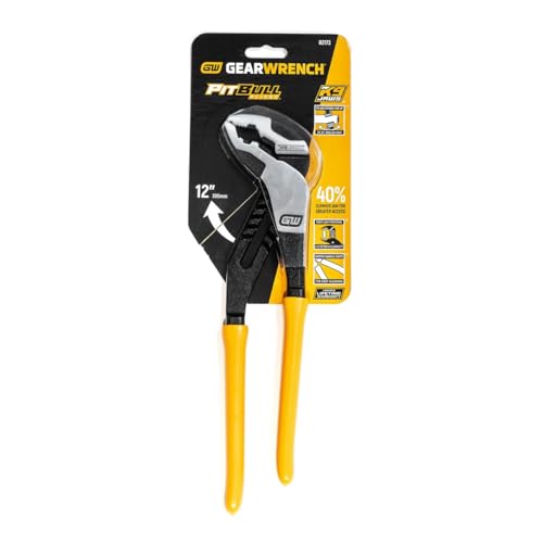 GearWrench 82173 12"/304.8mm Pitbull K9 V-Jaw Dipped Handle Tongue and Groove Pliers - Image 4
