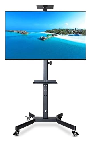 Soporte móvil para TV con ruedas ajustable en altura miniatura 1