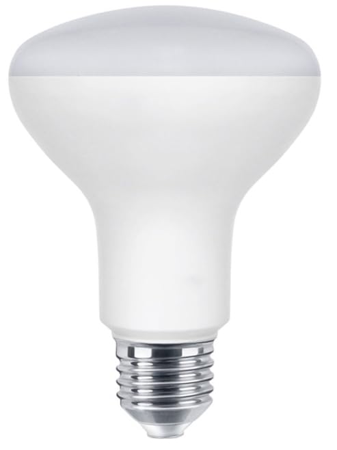 LED R80 Reflector Light Bulb 15Watt E27 Screw 6000K Cool White Energy Saving Flood Light Bulb 1500Lumen 120 Watt Equivalent (6000K-Cool White, R80-15W)