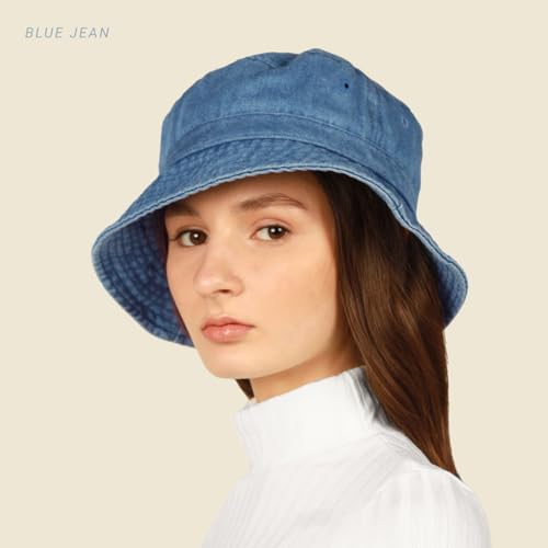image for CHOK.LIDS Hot Summer Bucket Hat - Trendy Cotton Sun Hat for Beach, Gol