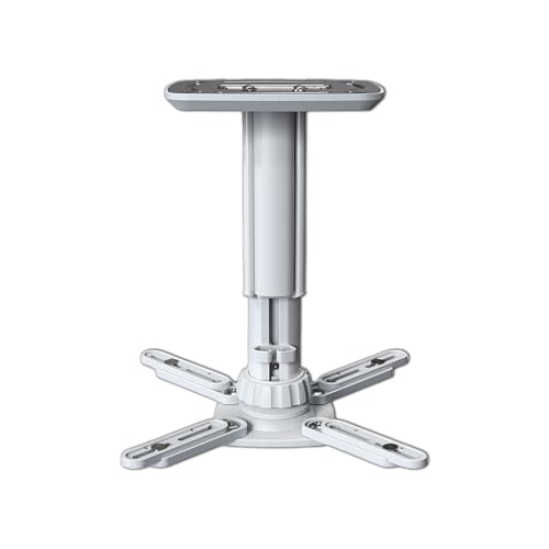 Jomard Universal Projector Ceiling Mount, Adjustable Height Extendable Arms, Wall Or Ceiling Projector Mount for Home and Office