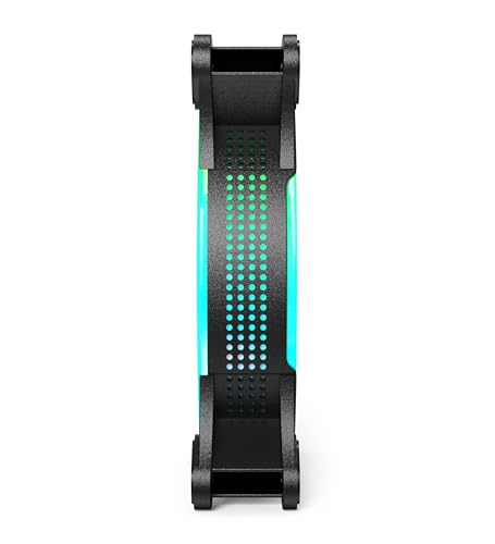 Image of Redragon - GC-F013 - Computer Case 120mm PC Cooling Fan - 4pin PWM Silent Computer with S-FDB Bearing Included - up to 1550RPM Cooling Fan -RGB LED (3 Packs)