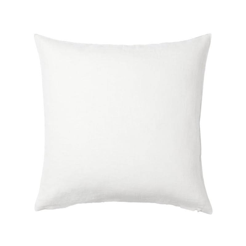 Rajasthan Crafts Premium White Cushions for Sofa & Bed | Set of 1 Soft & Fluffy Microfiber Cushions | Hypoallergenic, Machine Washable | Home Décor & Back Support | Standard Size 16x16 Inches