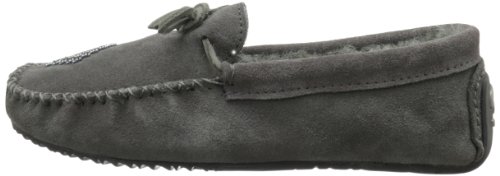 Manitobah Mukluks Women's Canoe Moccasin Suede Lined, Charcoal, L7/M5 #TOP7