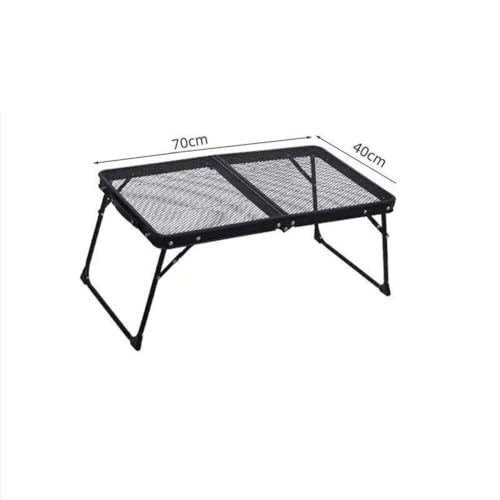 Table de camping plateau en maille antirouille et patins stables - 3