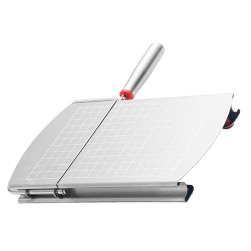 YOSADIER Cortadora De Tabla Inoxidable Herramienta Para Cortar Verduras Cortador De Salchichas Mango Ergonómico Multifuncional