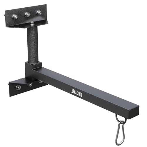Maxxus Excalibur Wandhalter für Boxsack - bis 75 kg Belastbar, Seitlich Klappbar, inkl. Karabinerhaken und Montagezubehör, Stahl - Sandsack Wandhalterung, Aufhängung, Boxsackhalterung, Boxsackhalter Maxxus Excalibur Wandhalter für Boxsack - bis 75 kg Belastbar, Seitlich Klappbar, inkl. Karabinerhaken und Montagezubehör, Stahl - Sandsack Wandhalterung, Aufhängung, Boxsackhalterung, Boxsackhalter