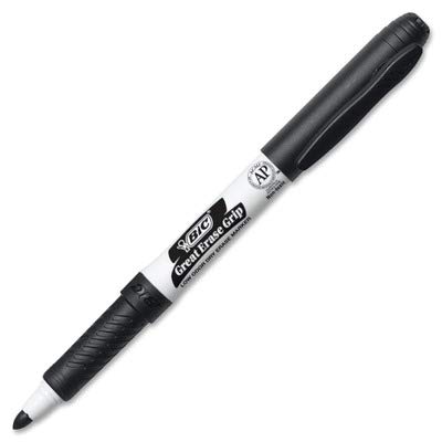 BIC Intensity Black Low Odor Dry Erase Markers, Fine Tip, 12-Count Pack - image 4