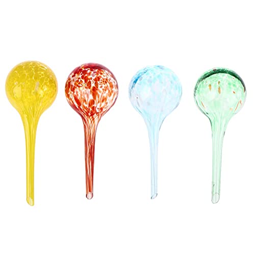 Kekafu RCHG2110-ABC@#LMX 3Pcs Plant Watering Globes Automatic Watering Bulbs Multi-Colored Glass Watering Globes Mini Decorative Hand-Blown Glass Small Plant Bulbs Garden Water Device Watering Bulbs thumb #7