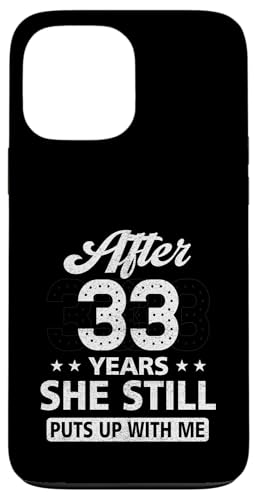 33年後、彼女はまだ私の記念日を我慢します スマホケース iPhone 13 Pro Max 用