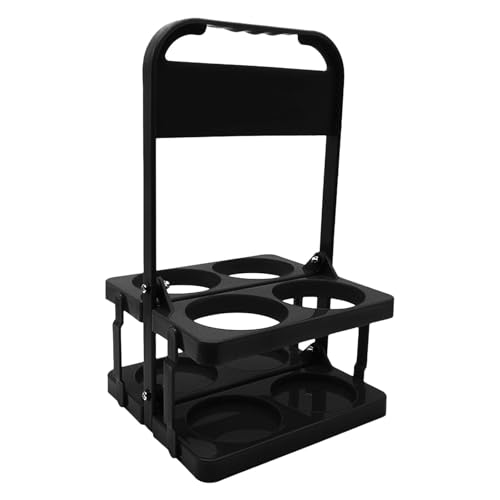 Générique Porte-Bouteilles pour 4 Bouteilles, Organisateur De Porte-Bouteilles De Support De Vin, Porte-gobelet Pliable De Panier De Support De Bière De...