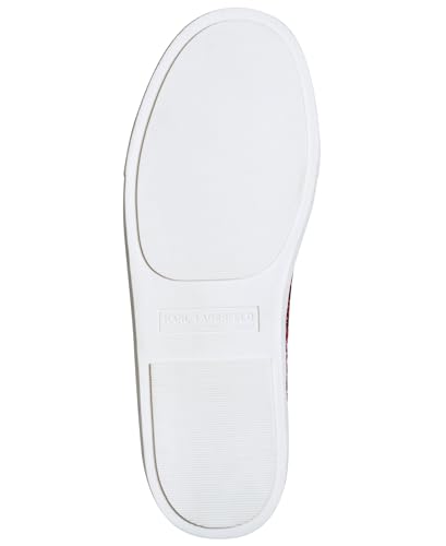 Image of Karl Lagerfeld Women's Cate Pins Tweed Lace up Sneaker