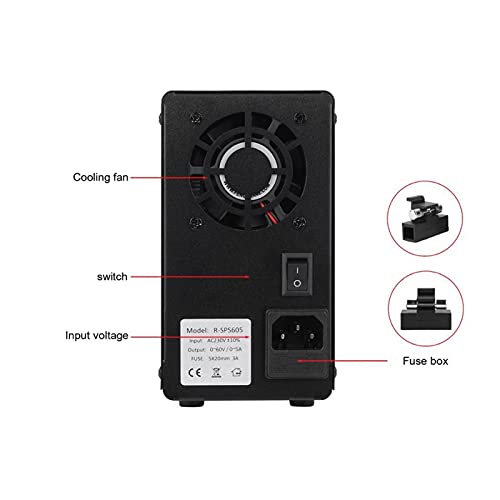 Alimentation de laboratoire DC réglable 30V 10A 60V 5A 120V 3A source commutation USB - 4