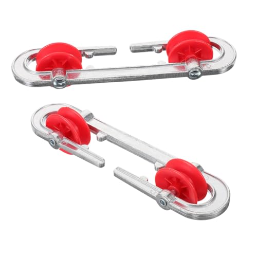 TOPBATHY 2pcs Clothesline Spreader Aluminum for Outdoor Use Laundry Accessories Wire Rope Separator Clothesline Separator Spreader Pulley