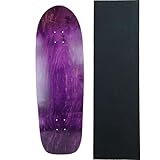 Moose Old School 10' x 33' Stained Purple Blank Skateboard Deck + Grip