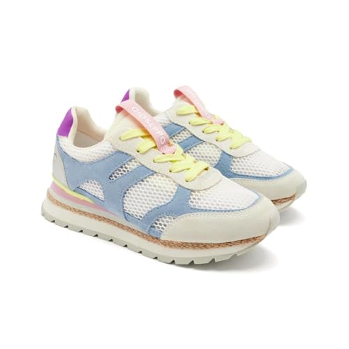 Zapatillas CUÑA Piel Y Rejilla Eddington