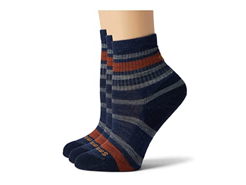 Smartwool Hike Light Cushion Striped Crew Socks 3-Pack (Toddler/Little Kid/Big Kid)