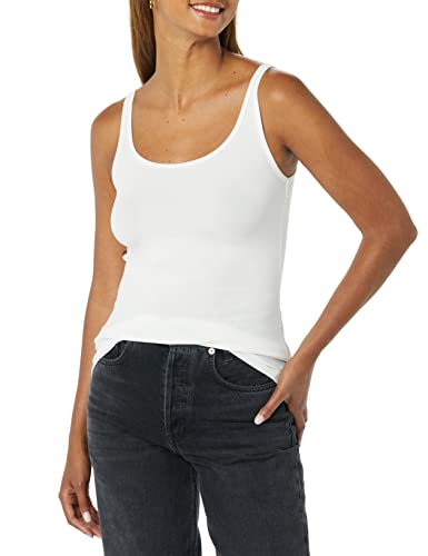 Image of Amazon Essentials Women's Slim-Fit Thin Strap Scoop Neck Tank Top