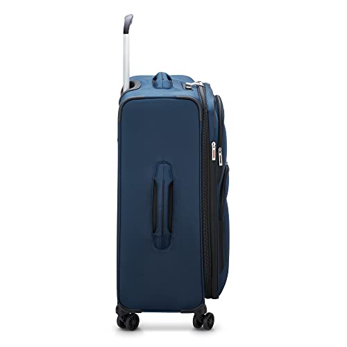 DELSEY-Paris-Sky-Max-20-Softside-Expandable-Luggage-with-Spinner-Wheels-Blue-Checked-Medium-24-Inch