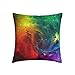 CHNOBET Galaxy Nebula poszewka na poduszkę 50 x 50 cm, miękkie kwadratowe poszewki na poduszki, nowoczesna dekoracyjna poszewka na poduszkę na kanapę sofę do sypialni samochodu