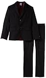 HUGO BOSS Boys' Boss Essential Suit, Black, 4A