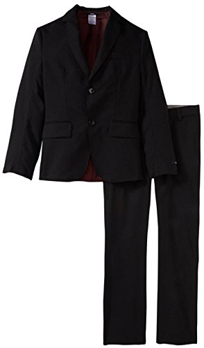 HUGO BOSS Boys' Boss Essential Suit, Black, 4A