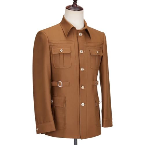 Generic Men Suits Blazer Jacket Pants 2 Pieces Male for Business Coat Blazer Jacket Groom Tuxedo Single Breasted2