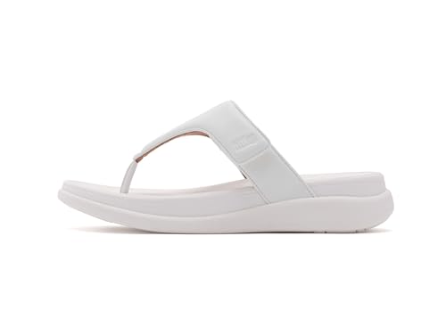 Image of FitFlop womens F-mode Go Adjustable Flatform Toe-post Sandals