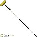 DOCA Scrub Brush 7-30 Ft with Long Handle Extension Pole - Outdoor Broom and Scrubbing Brush for House Floor, Deck, Patio, Car - Medium Brush