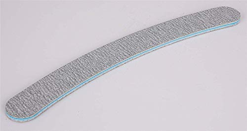 The Edge 7" Zebra Curved 100/180 Grit Nail File (Single)