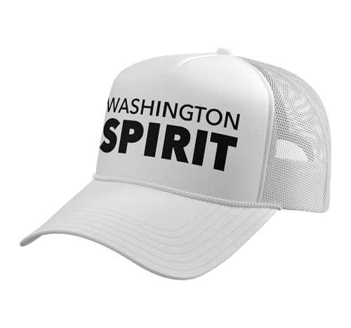 Gorra Trucker Washington Spirit FC blanca con malla ajustable miniatura 1