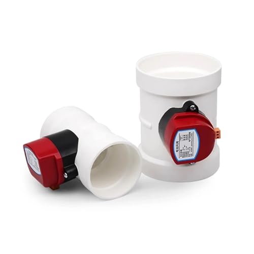 Válvula de retención motorizada de PVC de 75mm y 220V CA con compuerta de ABS resistente 7