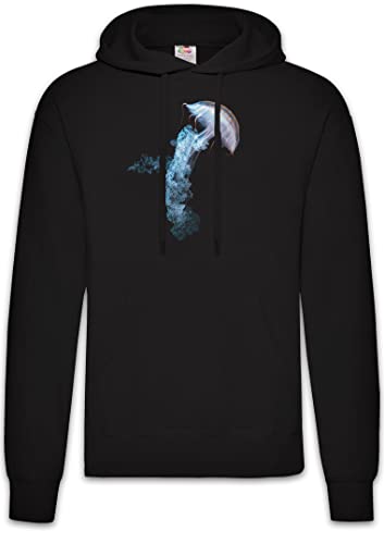 Sweat à capuche Jellyfish Urban Backwoods en coton pour homme et femme